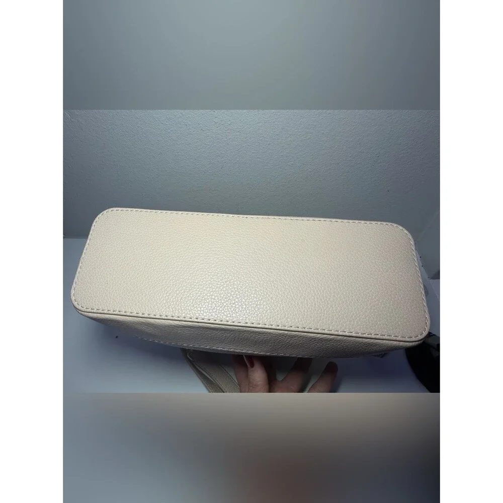 Furla Pebbled Dome Satchel in Pink/Beige